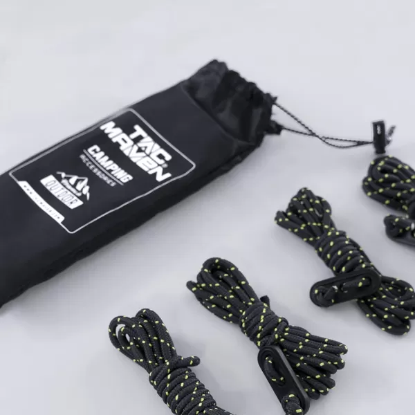  Vrvice PENTAGON CORD LANYARD WITH TENSIONER D19031 ČRNA 