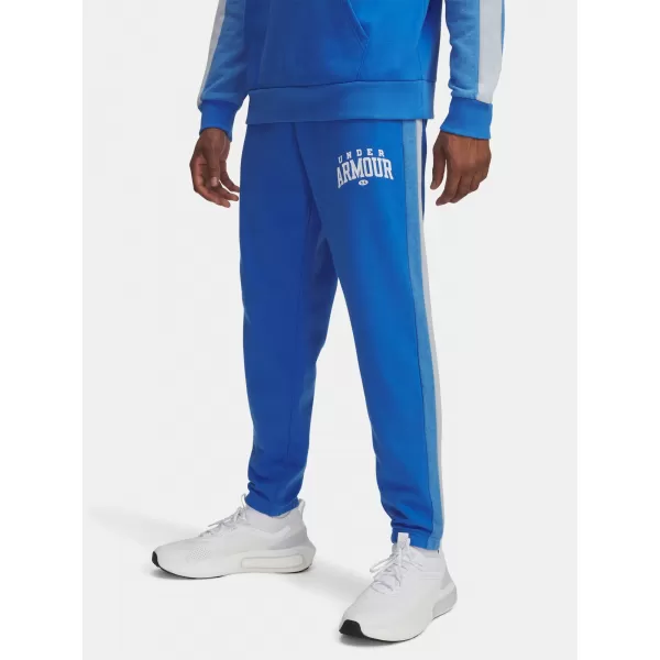 Moške hlače UNDER ARMOUR RIVAL FLC CB PANTS MODRA 