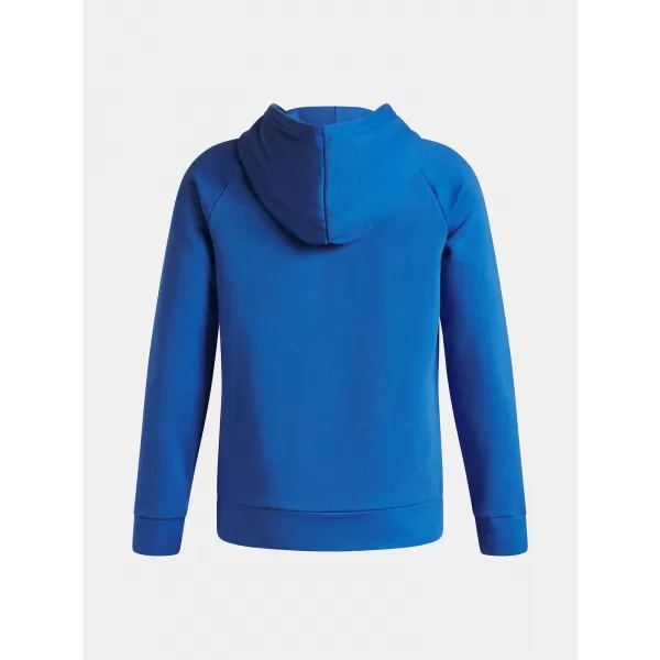  Fantovski pulover UNDER ARMOUR UA RIVAL FLEECE HOODIE 1379792-402 MODRA 