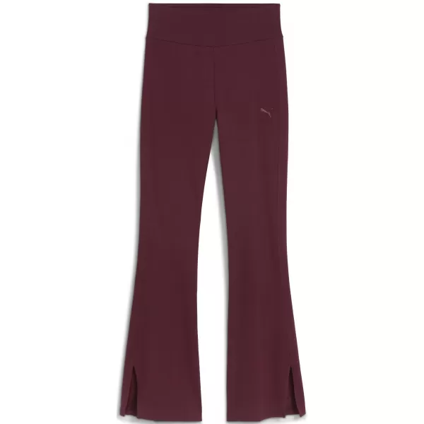 Ženske pajkice PUMA HER HIGH-WAIST FLARED LEGGINGS 68815696 RUBINASTI ŠIMER 