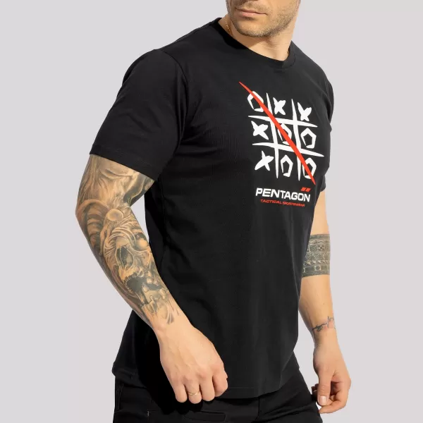  Majica s kratkimi rokavi PENTAGON AGERON 3T K09012 ČRNA 