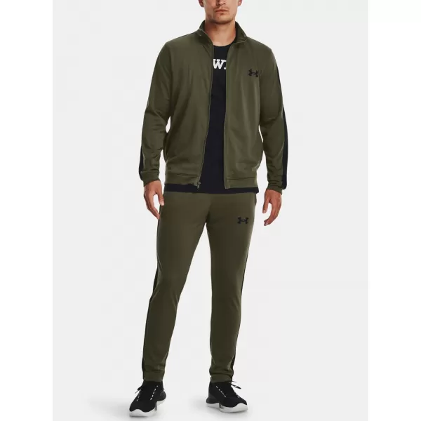  Moški komplet UNDER ARMOUR UA KNIT TRACK SUIT 1357139-390 ZELENA 