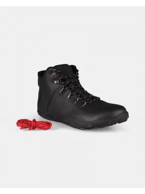 Škornji KILPI BARE LEATHER HIGH-U ZU0953KI ČRN