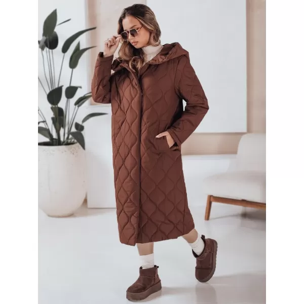  Ženska jakna DSTREET TY4927 RJAVA 