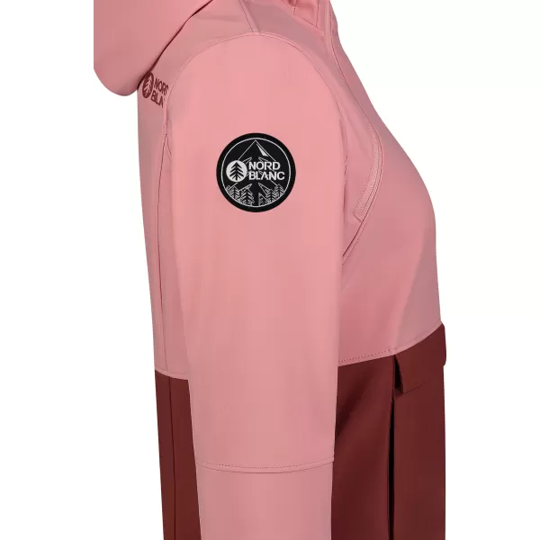  Ženski softshell anorak NORDBLANC NBWSL8275 SVETLO ROZA 
