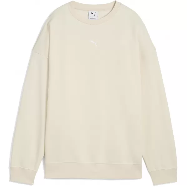  Damske trenirke PUMA ESS OVERSIZED CREW FL 68540087 ALPSKI SNEG 