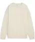Damske trenirke PUMA ESS OVERSIZED CREW FL 68540087 ALPSKI SNEG