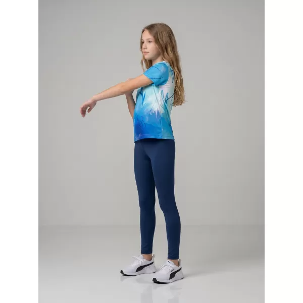  Otroška premium funkcionalna majica ALTISPORT VOJ/ALK083TR01 BELO MODRA 