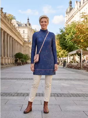 Turtleneck ALTISPORT GWENITH TEMNO MODRA