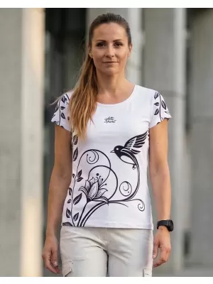 Vrhunska ženska majica za prosti čas ALTISPORT VOJ/ALW106TR06 BELA