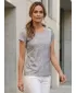 Vrhunska ženska majica za prosti čas ALTISPORT VOJ/ALW084TR06 BEŽ