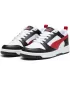 Otroški čevlji PUMA REBOUND V6 LO JR 39383304 PUMA BELA/RDEČA/ČRNA