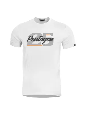 Majica s kratkimi rokavi PENTAGON AGERON TWENTY FIVE K09012 BELA