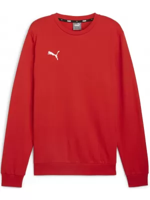 Moška jopica PUMA TEAMGOAL CASUALS CREW NECK S 658592_01 PUMA RED/PUMA WHITE