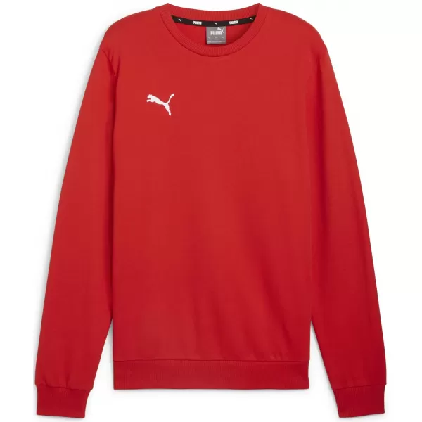  Moška jopica PUMA TEAMGOAL CASUALS CREW NECK S 658592_01 PUMA RED/PUMA WHITE 