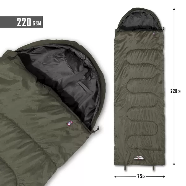  Spalna vreča PENTAGON SENTINEL SLEEPING BAG 220GR/M² D19001 RJAVO SIVA 