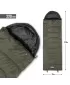 Spalna vreča PENTAGON SENTINEL SLEEPING BAG 220GR/M² D19001 RJAVO SIVA