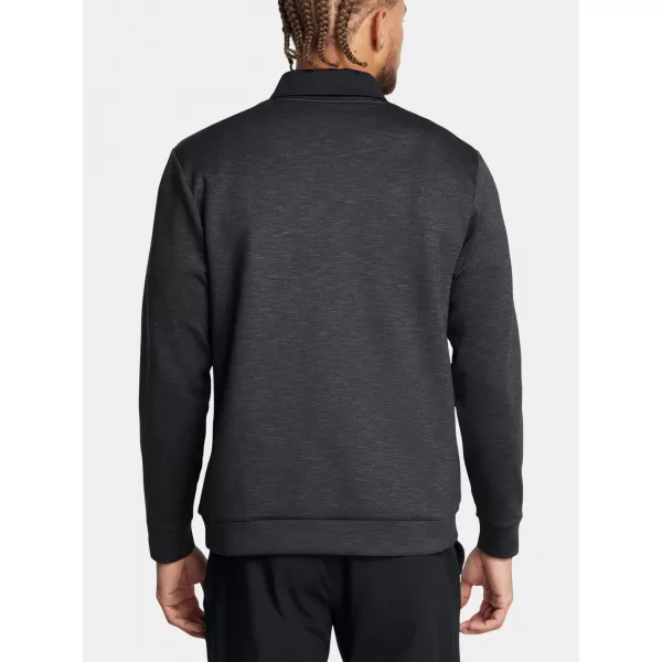  Moški pulover UNDER ARMOUR UA DRIVE MIDLAYER CREW 1387122-001 ČRNA 