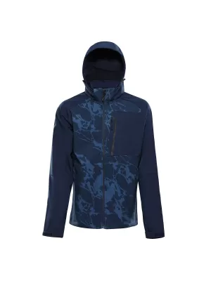 Moška softshell jakna ALPINE PRO HOOR TEMNO MODRA