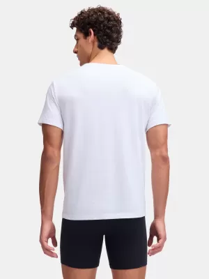 Moška majica s kratkimi rokavi UNDER ARMOUR M UA PERF COTTON CREW NECK-2PK 6007621-100 BELA