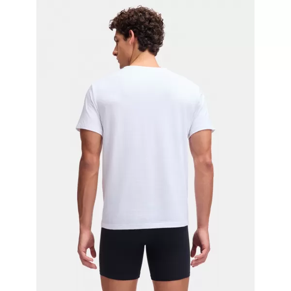  Moška majica s kratkimi rokavi UNDER ARMOUR M UA PERF COTTON CREW NECK-2PK 6007621-100 BELA 