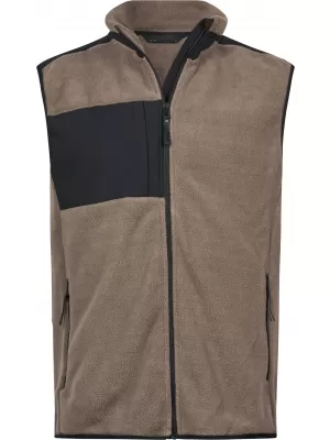 Moški telovnik TEE JAYS | TJ 9122 GLINA/ČRNA