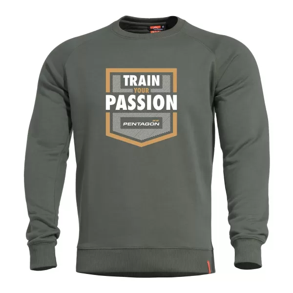  Pulover PENTAGON HAWK SWEATER K09019-TP06 KAMUFLAŽNO ZELENA 