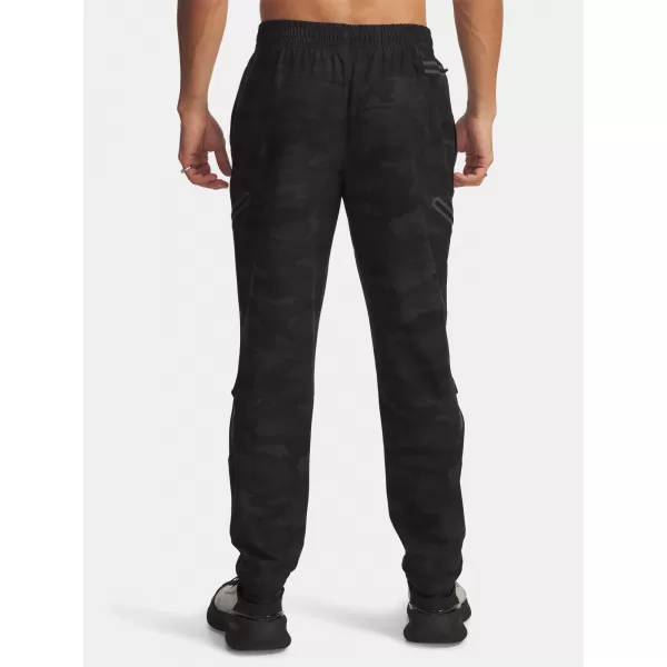  Moške športne hlače UNDER ARMOUR UA UNSTOPPABLE CARGO PANT 1390256-003 ČRNA 