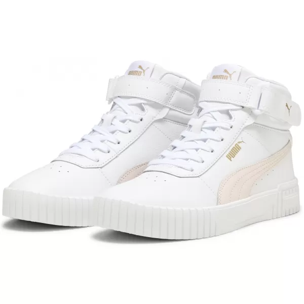  Škornji PUMA CARINA 2.0 MID 38585107 PUMA BELA/ZMRZNJENA ROZA/ZLATO 
