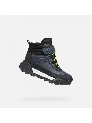 Fantovski gležnjarji GEOX TREKKYUP ABX J46MBE0MEMSC0749 TEMNO MODRA