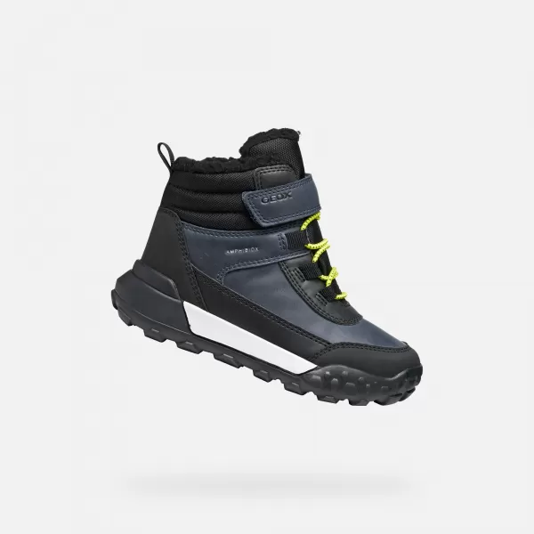  Fantovski gležnjarji GEOX TREKKYUP ABX J46MBE0MEMSC0749 TEMNO MODRA 