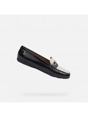 Ženski mokasini GEOX ANNYTAH MOC G000633 ČRNA