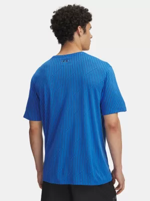 Moška majica s kratkimi rokavi UNDER ARMOUR UA TECH VENT JACQUARD MODRA