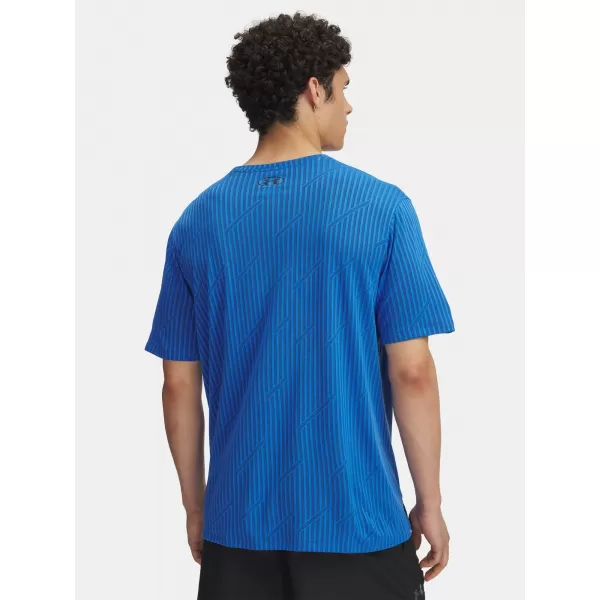 Moška majica s kratkimi rokavi UNDER ARMOUR UA TECH VENT JACQUARD MODRA 