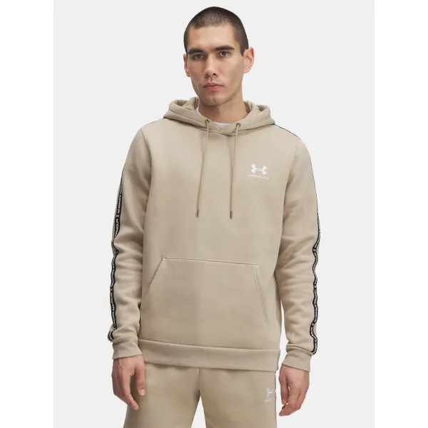  Moški pulover UNDER ARMOUR UA ICON FLEECE HD TAPING 1389356-299 RJAVA 