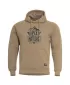 Pulover PENTAGON PHAETON HOOD SWEATER APEX OF NATURE K09021 RJAVO RJAVA