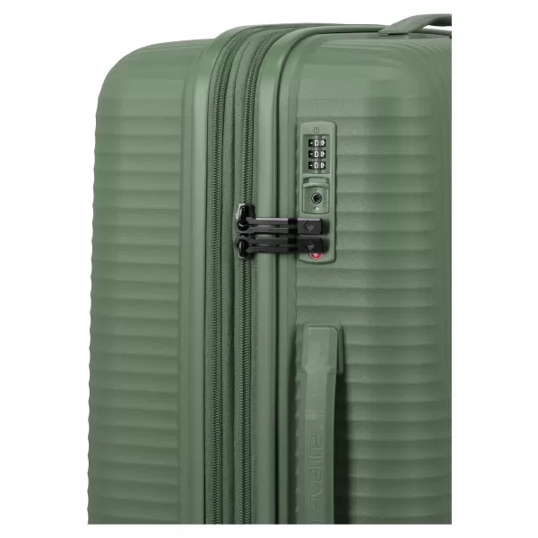  Kovček TRAVELITE Air Stripe S,M,L Slim ZELENA 