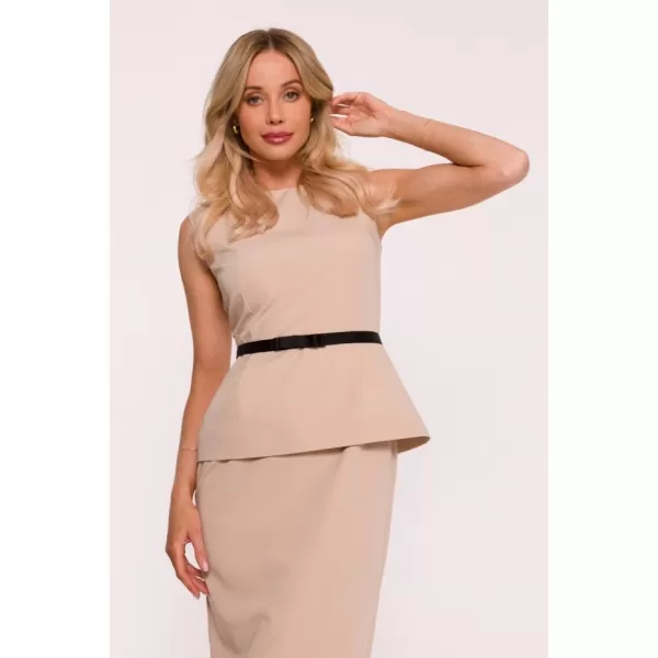  Obleka STYLOVE S427 BEŽ 