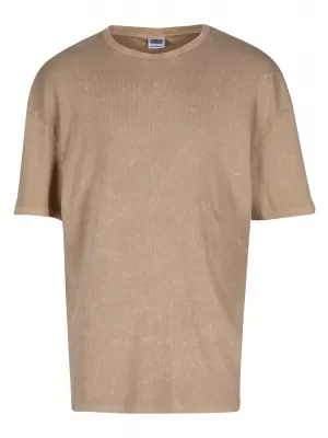 Moška majica s kratkimi rokavi URBAN CLASSICS TB7346 UNION BEŽ