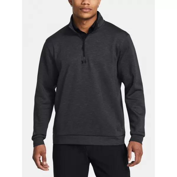  Moški pulover UNDER ARMOUR UA DRIVE MIDLAYER PULLOVER 1387124-001 ČRNA 