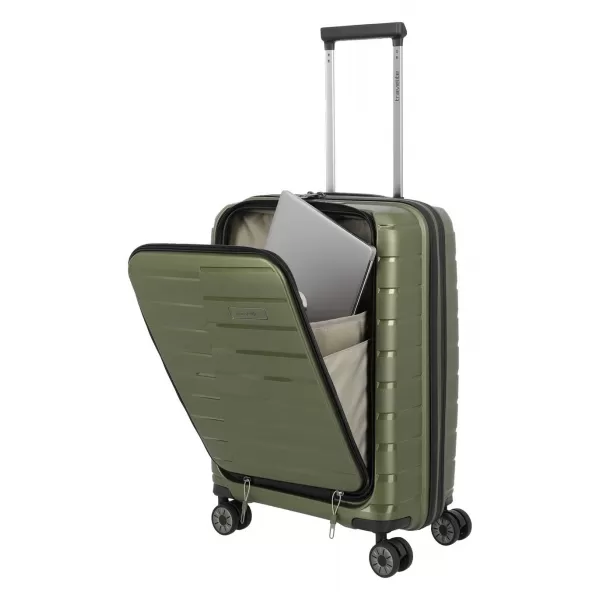  Kovček TRAVELITE AIR BASE 4W S FRONT POCKET OLIVNO 