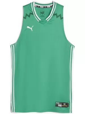 Moški dres PUMA HOOPS TEAM GAME JERSEY 67662806 POPER ZELENA