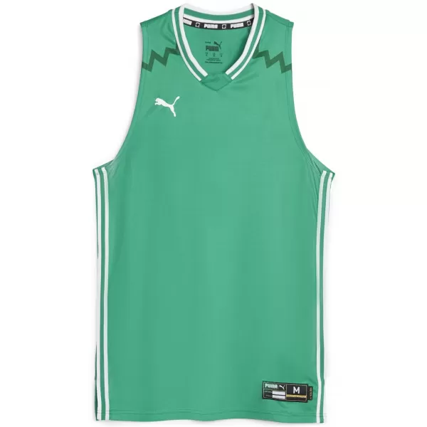  Moški dres PUMA HOOPS TEAM GAME JERSEY 67662806 POPER ZELENA 