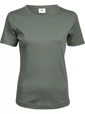 Ženska majica s kratkimi rokavi TEE JAYS | TJ 580 LISTNATO ZELENA