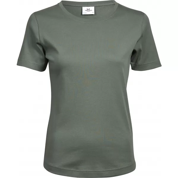 Ženska majica s kratkimi rokavi TEE JAYS | TJ 580 LISTNATO ZELENA 