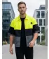 Moška vrhunska majica ALTISPORT VOJ/ALM051KOS01 NEON RUMENA/SIVA