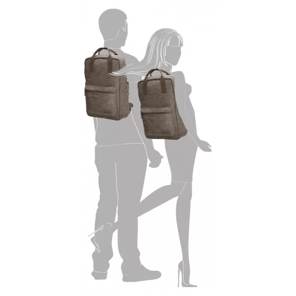  Nahrbtnik ENRICO BENETTI ROTTERDAM 13 NOTEBOOK BACKPACK SREDNJE TAUPE 