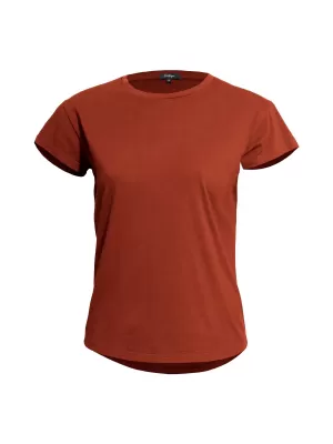 Ženska majica s kratkimi rokavi PENTAGON WHISPER WOMENS TEE BLANK OFF K09044 KOSTANJEVA RDEČA