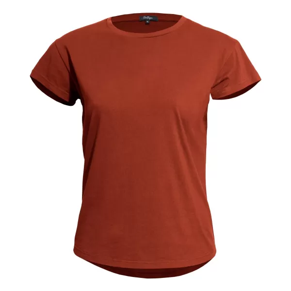  Ženska majica s kratkimi rokavi PENTAGON WHISPER WOMENS TEE BLANK OFF K09044 KOSTANJEVA RDEČA 