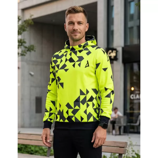  Moški vrhunski funkcionalni pulover ALTISPORT VOJ/ALM108MI01 NEON RUMENA 